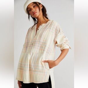 NWT Plaid Free People Top